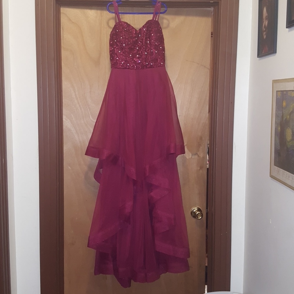 Maroon Prom Dress